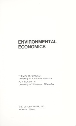 Environmental economics