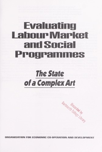 Evaluating labour market and social programmes