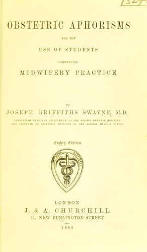 Obstetric aphorisms