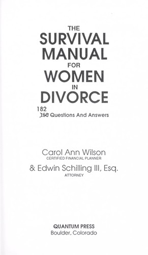 Survival Manual for Women in