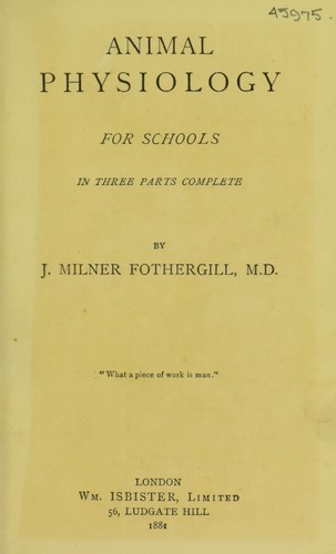 Animal physiology for schools