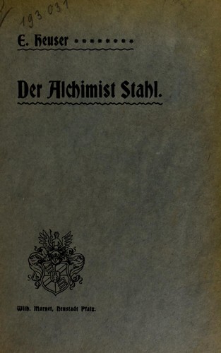 Der Alchimist Stahl im Herzogtum Pfalz Zweibr©ơcken