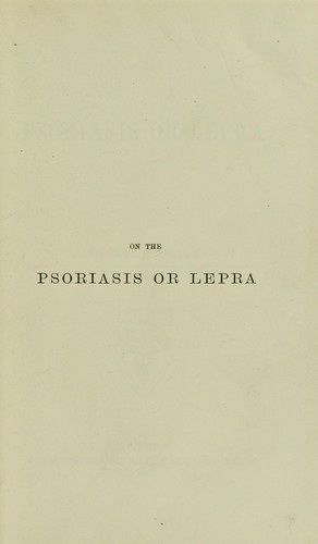 On the psoriasis or lepra