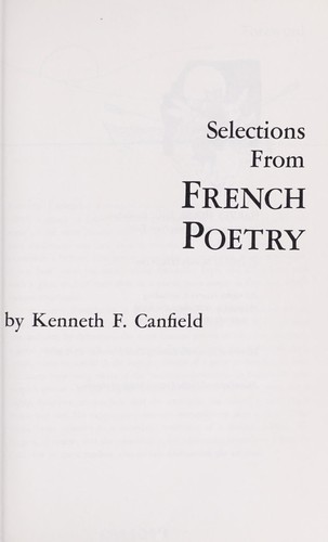 Selections from French poetry