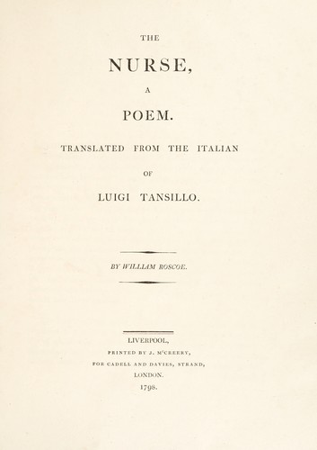 The nurse, a poem