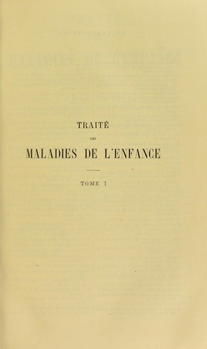 Traite des maladies de l'enfance
