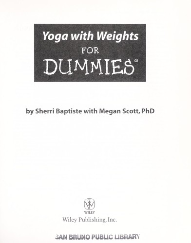 Yoga with weights for dummies
