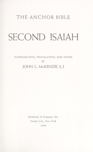 Second Isaiah