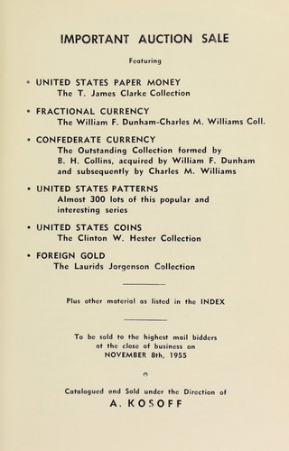 Auction sale catalogue