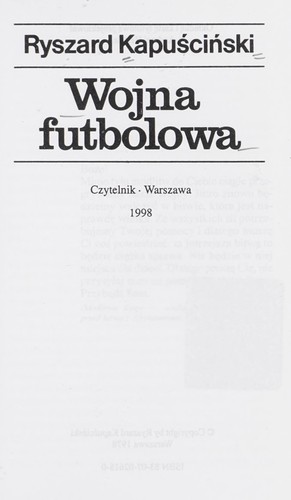 Wojna futbolowa