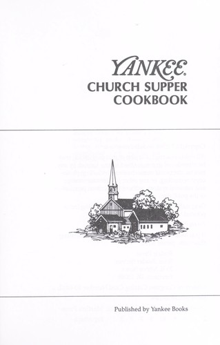 Yankee church supper cookbook