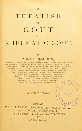 A treatise on gout and rheumatic gout