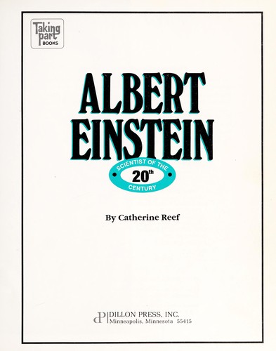 Albert Einstein, scientist of the 20th century