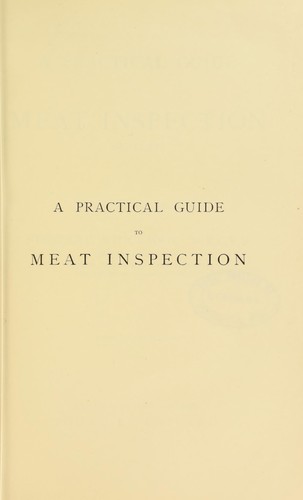 A practical guide to meat inspection (Walley)