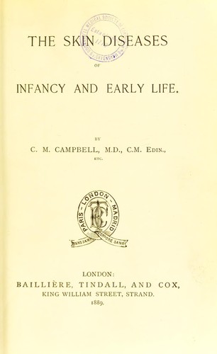 The skin diseases of infancy and early life