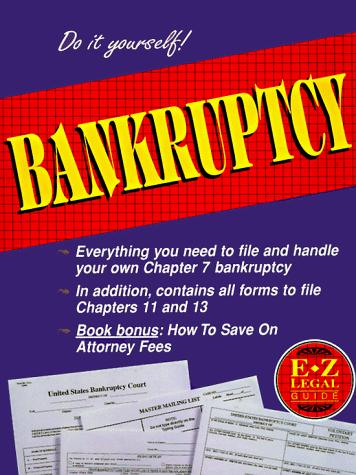 The E-Z legal guide to bankruptcy