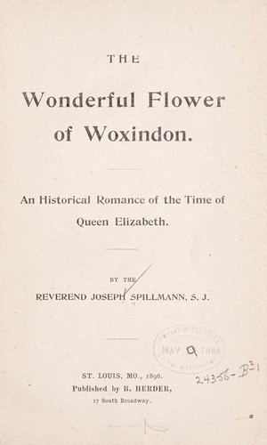 The wonderful flower of Woxindon
