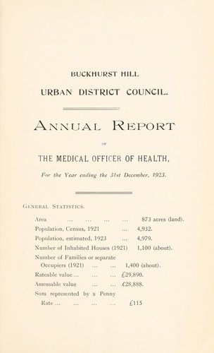 [Report 1923]