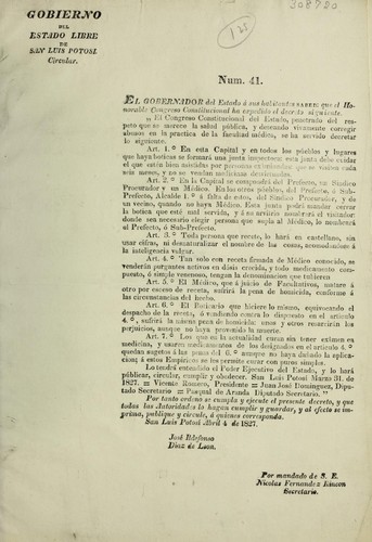 Gobierno del estado libre de San Luis Potosi