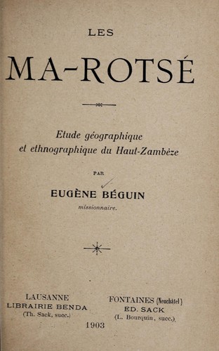 Les Ma-Rotse