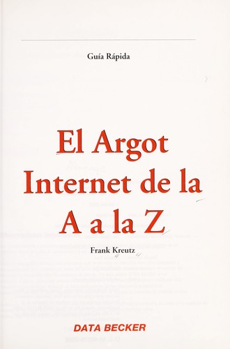 El argot Internet de la A a la Z