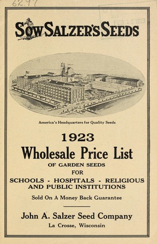 Sow Salzer's seeds