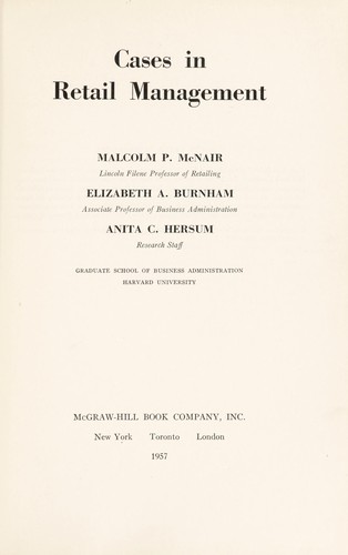 Cases in retail management