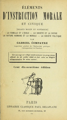 E lements d'instruction morale et civique