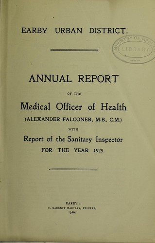 [Report 1925]