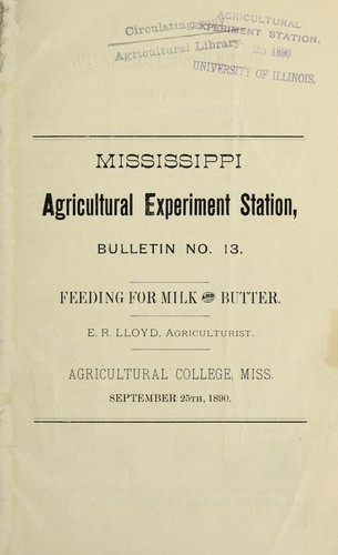 Feeding for milk and butter