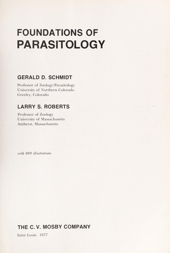 Foundations of parasitology