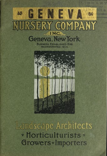 Geneva Nursery Company, Inc. [catalog]