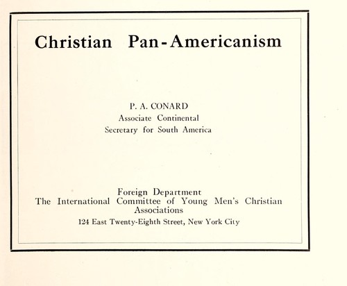 Christian Pan-Americanism
