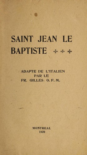 Saint Jean le Baptiste
