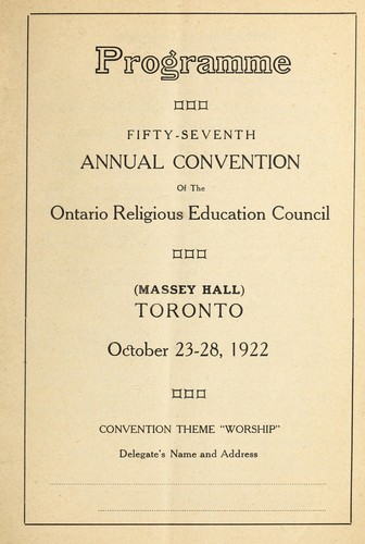Programme