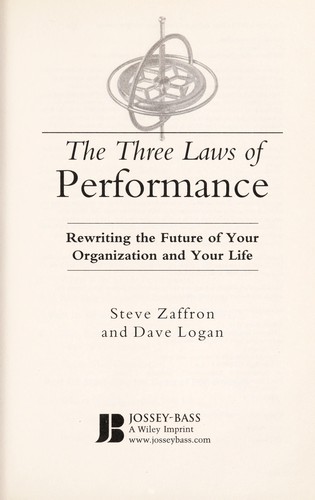 The three laws of performance