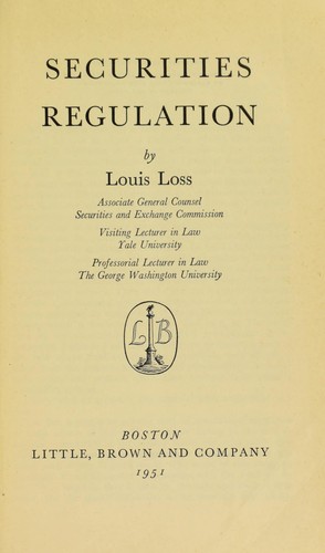 Securities regulation