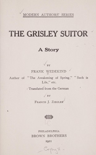 The grisley suitor