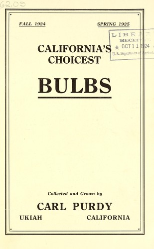 California's choicest bulbs