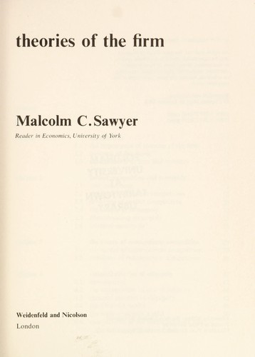 Theories of the firm