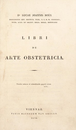 Libri de arte obstetricia