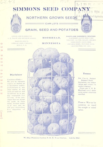 Grain, seed and potatoes