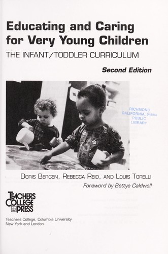Educating and caring for very young children