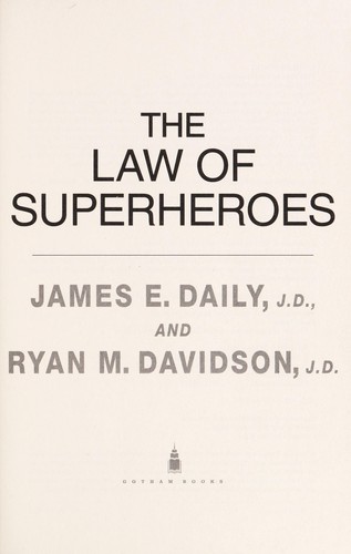 The law of superheroes