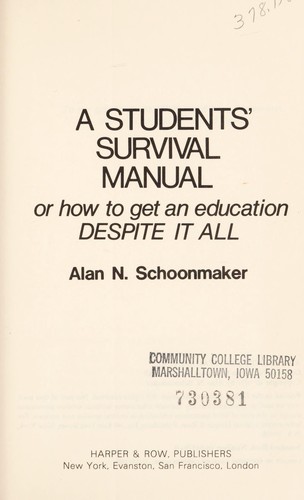 A students' survival manual