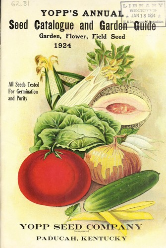 Yopp's annual seed catalogue and garden guide
