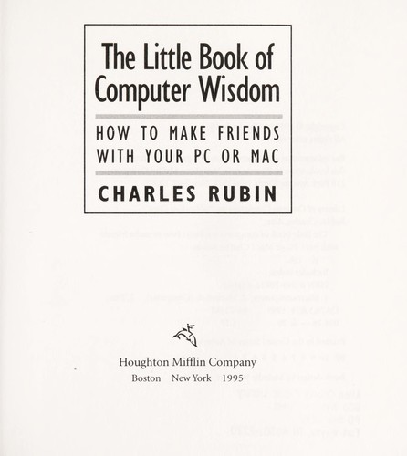 The little book of computer wisdom