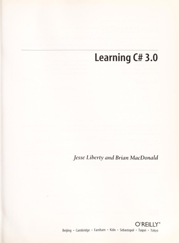 Learning C# 2008