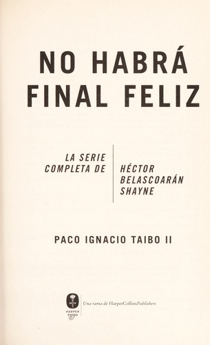 No habra  final feliz