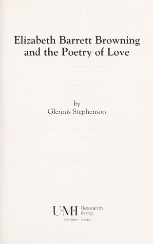 Elizabeth Barrett Browning and the poetry of love